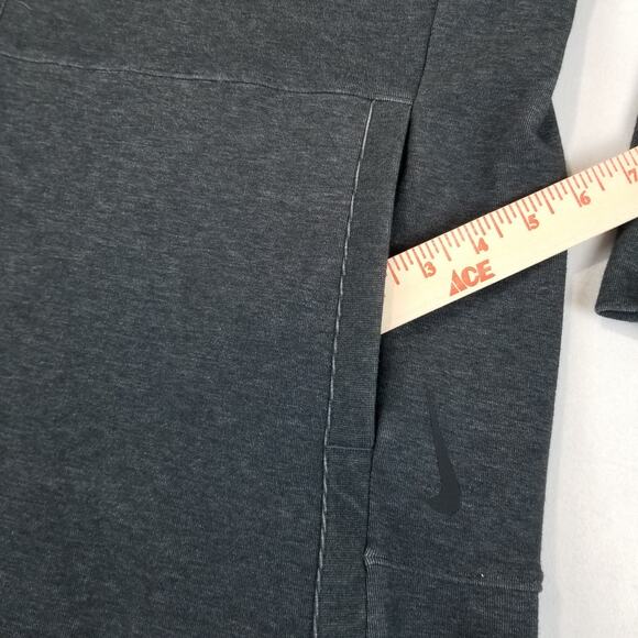 Nike Yoga Dri-FIT Men's 1/2-Zip Training Crew DD2186-010 Dark Grey Size L - Picture 4 of 11